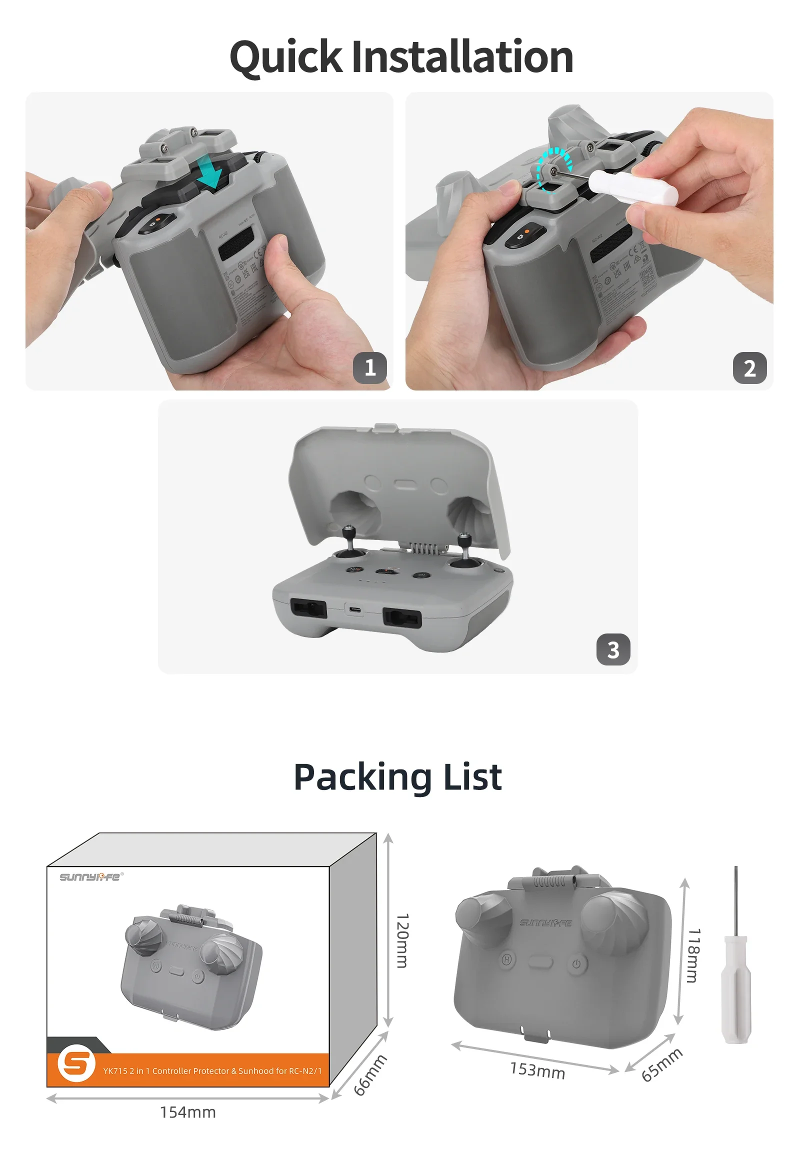 2 in 1 Controller Protector Su - Drone Control Stick 评论和价格