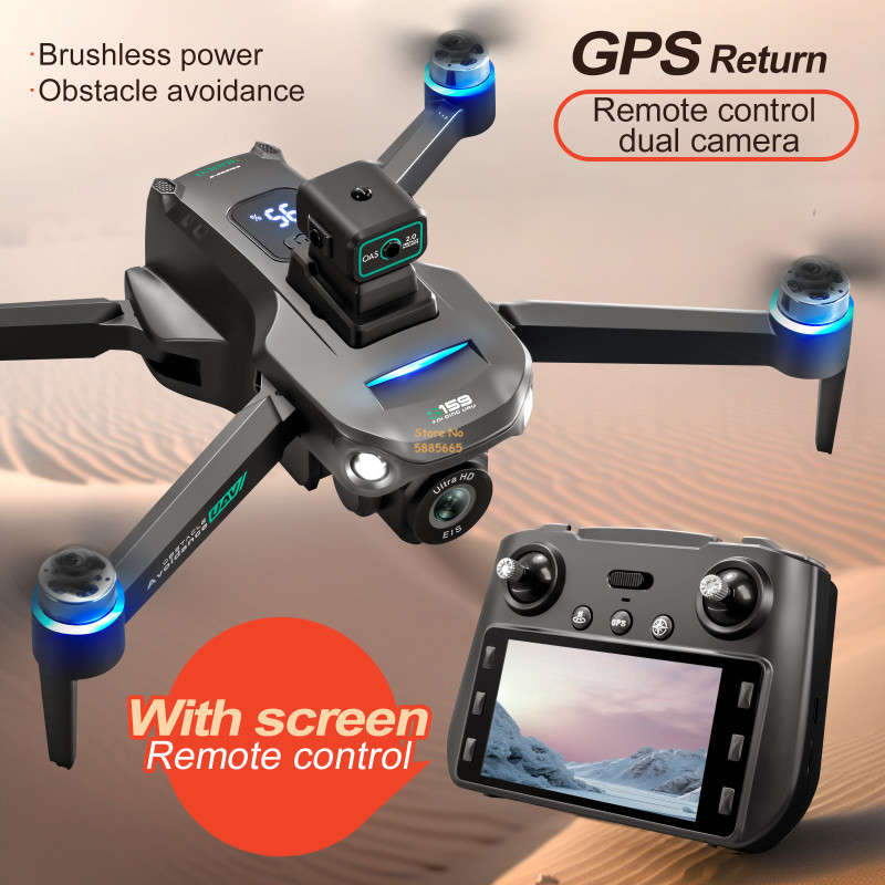 8K Dual Camera 5G WIFI FPV Rem - Drone Controller Screen 评论和价格