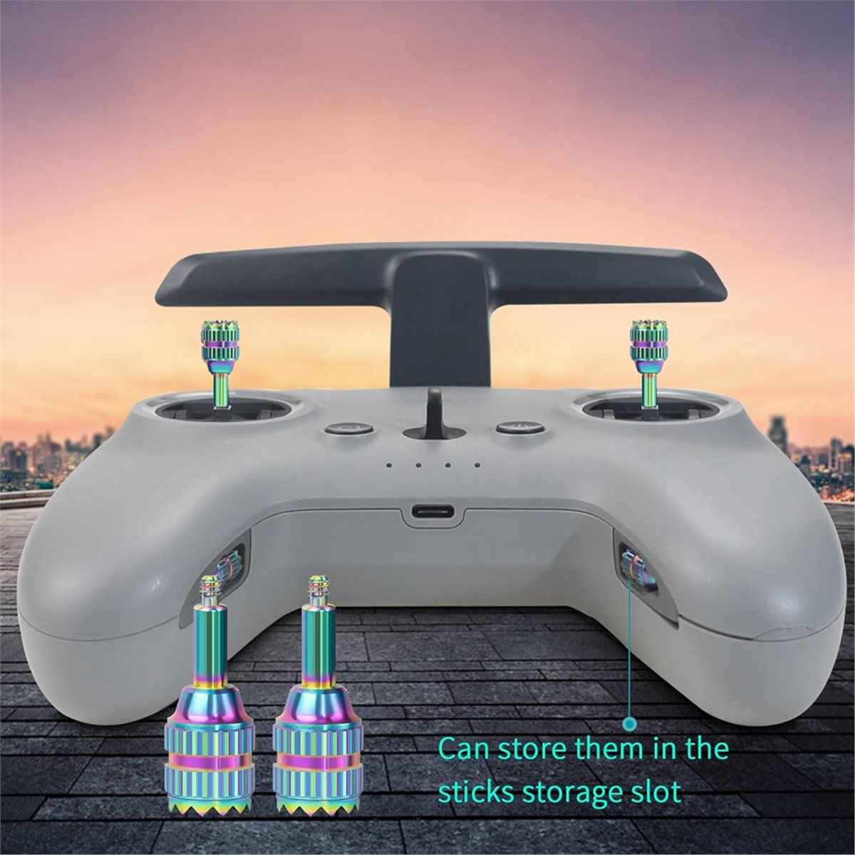 DT75BG 4PCS Metal Control Joys - Drone Control Stick 评论和价格