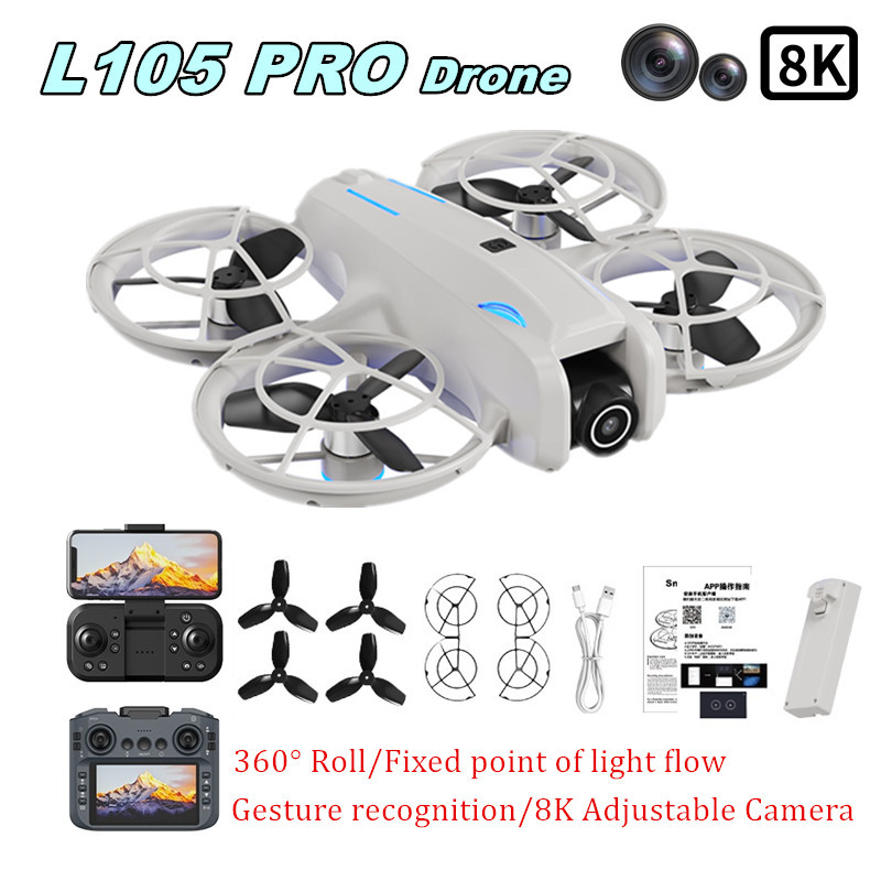 L105 PRO Drone Duel 8k Lens Fu - Drone Controller Screen 评论和价格